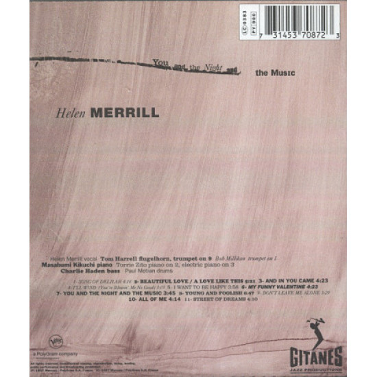 Helen Merrill – You And The Night And The Music Helen Merrill – You And The Night And The Music