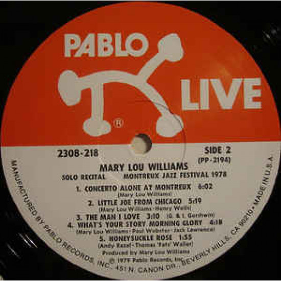 Mary Lou Williams – Solo Recital Montreux Jazz Festival 1978 Mary Lou Williams – Solo Recital Montreux Jazz Festival 1978