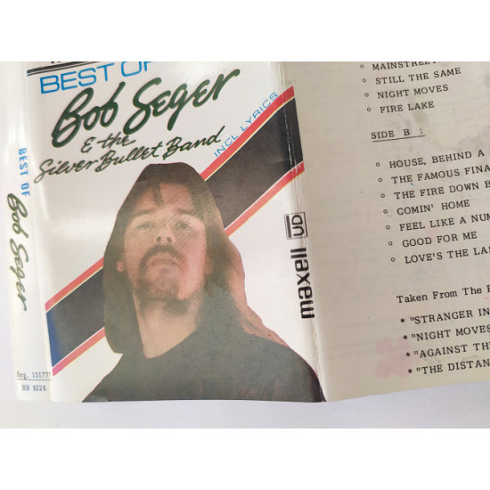 Best of Bob Seger касета Індонезія Best of Bob Seger касета Індонезія