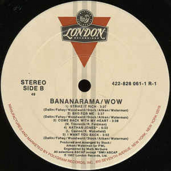 Bananarama - Wow! (LP, Album, 49) Bananarama - Wow! (LP, Album, 49)