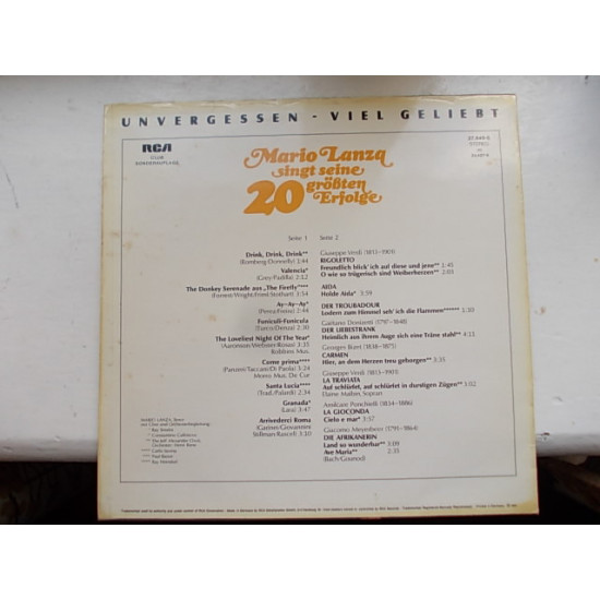 Mario Lanza-20 Hits Mario Lanza-20 Hits