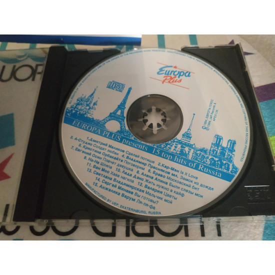 EUROPA PLUS 15 TOP HITS of Russia cd EUROPA PLUS 15 TOP HITS of Russia cd