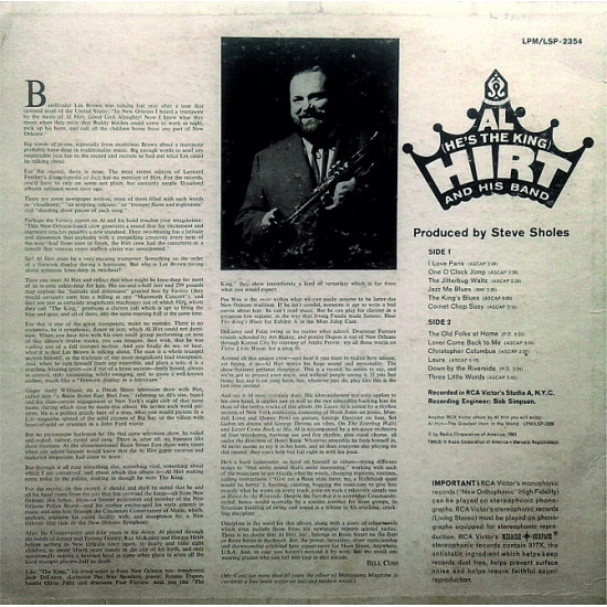 Al Hirt And His Band - Al (He's The King) Hirt And His Band Al Hirt And His Band - Al (He's The King) Hirt And His Band