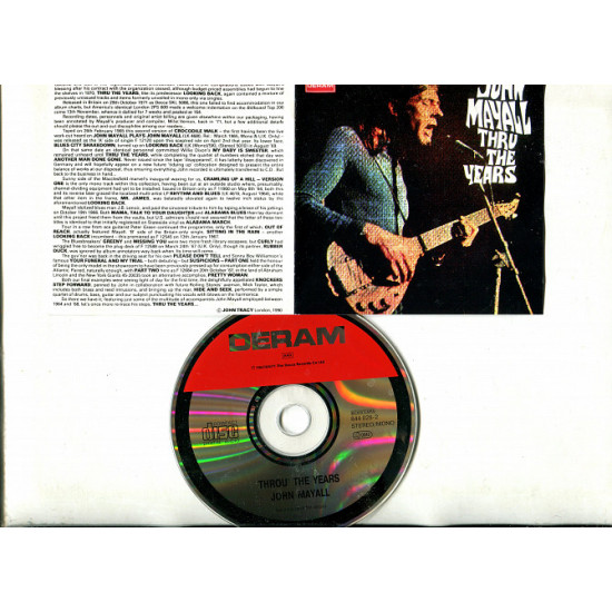 Продаю CD John Mayall “Thru The Years” – 1971 Продаю CD John Mayall “Thru The Years” – 1971
