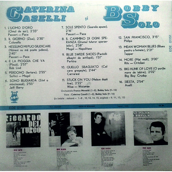 Caterina Caselli Bobby Solo Caterina Caselli Bobby Solo
