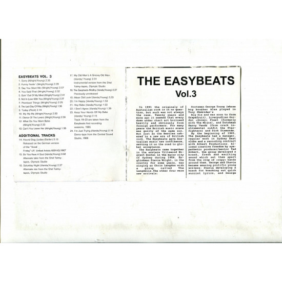 I sell CD The Easybeats I sell CD The Easybeats