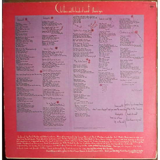 Laura Nyro – Christmas And The Beads Of Sweat (1970) (made in USA) Laura Nyro – Christmas And The Beads Of Sweat (1970) (made in USA)