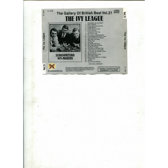 Продаю CD The Ivy League – 1964 – 1967 The Galery Of British Beat. Vol. 21 Продаю CD The Ivy League – 1964 – 1967 The Galery Of British Beat. Vol. 21
