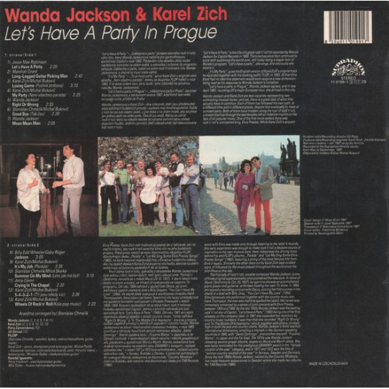 I will sell a plat_vka of Wanda Jackson & Karel Zich I will sell a plat_vka of Wanda Jackson & Karel Zich