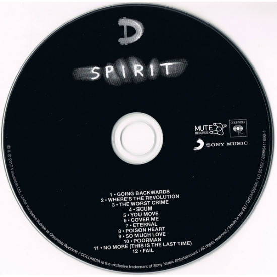 Depeche Mode – Spirit 2017 (Чотирнадцятий студійний альбом) Depeche Mode – Spirit 2017 (Чотирнадцятий студійний альбом)