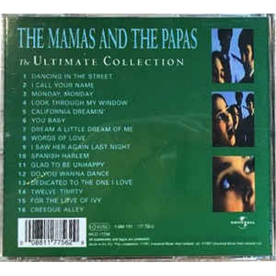 Фірмовий THE MAMAS AND THE PAPAS - The Ultimate Collection Фірмовий THE MAMAS AND THE PAPAS - The Ultimate Collection