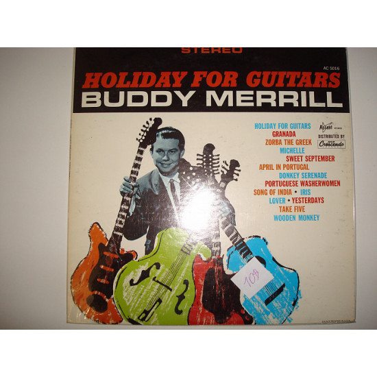 BUDDY MERRIL-Holiday for guitars 1965 USA Jazz, Rock, Pop Space-Age, Easy Listening BUDDY MERRIL-Holiday for guitars 1965 USA Jazz, Rock, Pop Space-Age, Easy Listening