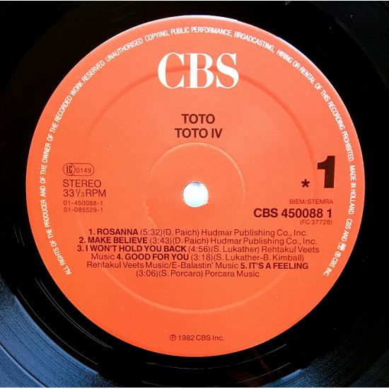 Toto – Toto IV Toto – Toto IV