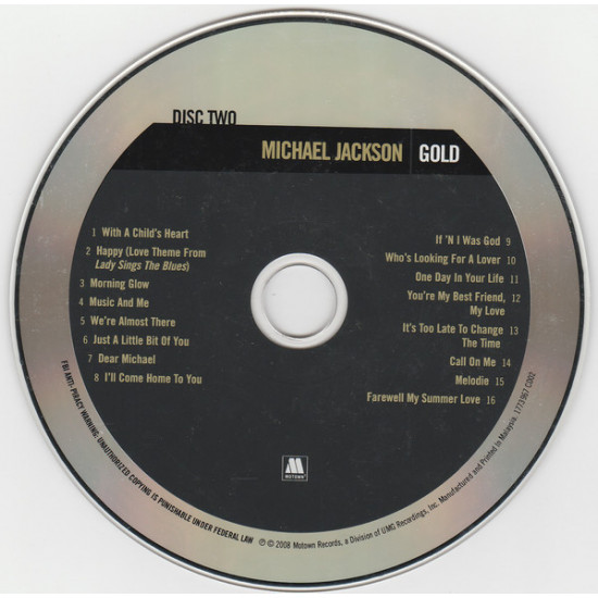 Michael Jackson – Gold (Collection of 2008) New!!! Michael Jackson – Gold (Collection of 2008) New!!!