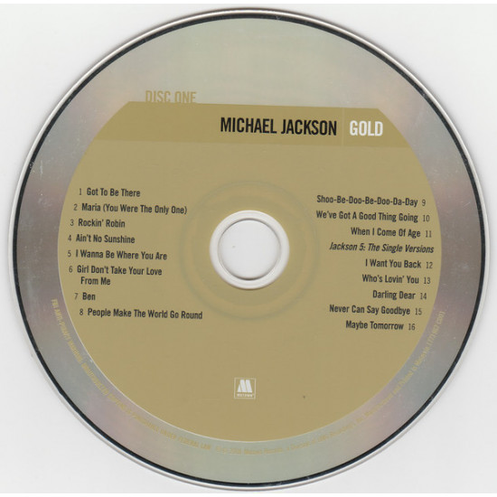 Michael Jackson – Gold (Collection of 2008) New!!! Michael Jackson – Gold (Collection of 2008) New!!!