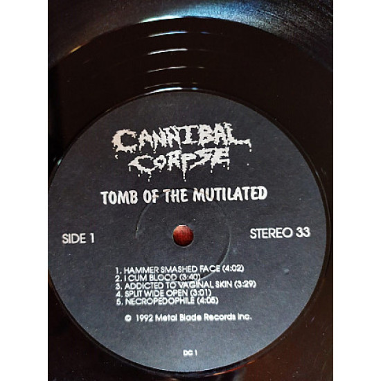 Cannibal Corpse Tomb of the Mutilated Cannibal Corpse Tomb of the Mutilated