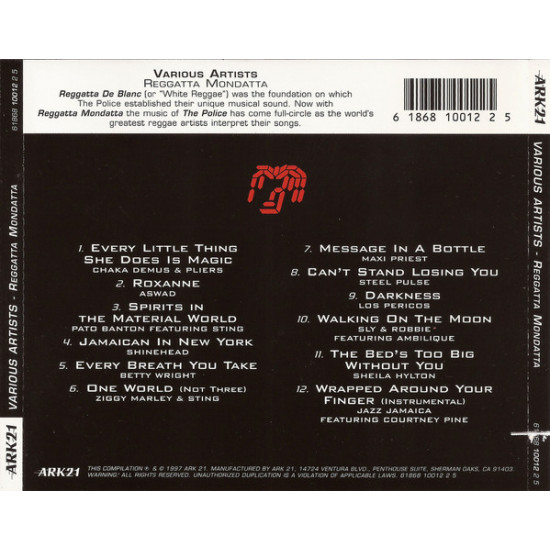 Reggatta Mondatta - A Reggae Tribute To The Police Reggatta Mondatta - A Reggae Tribute To The Police
