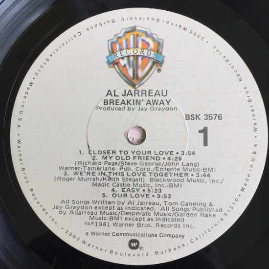 Al Jarreau – Breakin' Away Al Jarreau – Breakin' Away