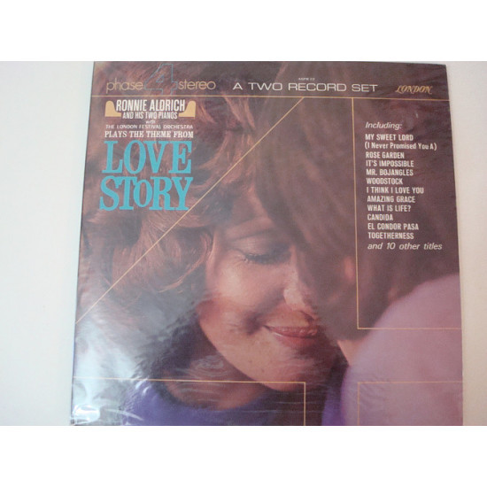 RONNIE ALDRICH AND HIS TWO PIANOS/WITH THE LONDO FESTIVAL ORCHESTRA-Love story 1971 2LP USA RONNIE ALDRICH AND HIS TWO PIANOS/WITH THE LONDO FESTIVAL ORCHESTRA-Love story 1971 2LP USA