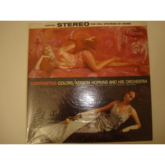 KENYON HOPKINS AND HIS ORCHESTRA-Contrasting colors 1959 USA Space-Age, Easy Listening KENYON HOPKINS AND HIS ORCHESTRA-Contrasting colors 1959 USA Space-Age, Easy Listening