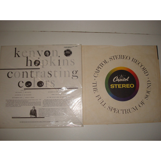 KENYON HOPKINS AND HIS ORCHESTRA-Contrasting colors 1959 USA Space-Age, Easy Listening KENYON HOPKINS AND HIS ORCHESTRA-Contrasting colors 1959 USA Space-Age, Easy Listening