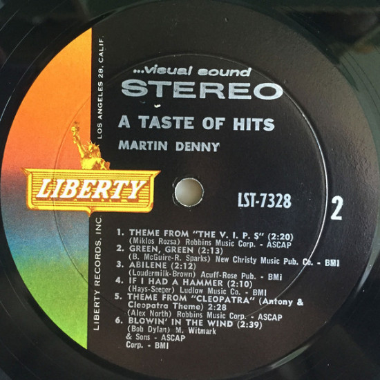 Martin Denny – A Taste Of Hits Martin Denny – A Taste Of Hits
