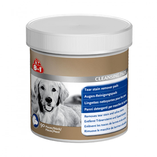 8in1 Cleansing Pads Вологі тампони для видалення плям сліз (90шт) 8in1 Cleansing Pads Вологі тампони для видалення плям сліз (90шт)