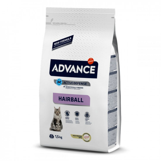 Advance Cat Hairball Turkey & Rice Корм для кошек не покидающих помещение с индейкой и рисом Advance Cat Hairball Turkey & Rice Корм для кошек не покидающих помещение с индейкой и рисом