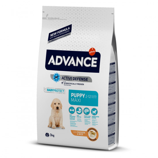 Advance Dog Maxi Puppy Сухий корм для цуценят великих порід з куркою Advance Dog Maxi Puppy Сухий корм для цуценят великих порід з куркою