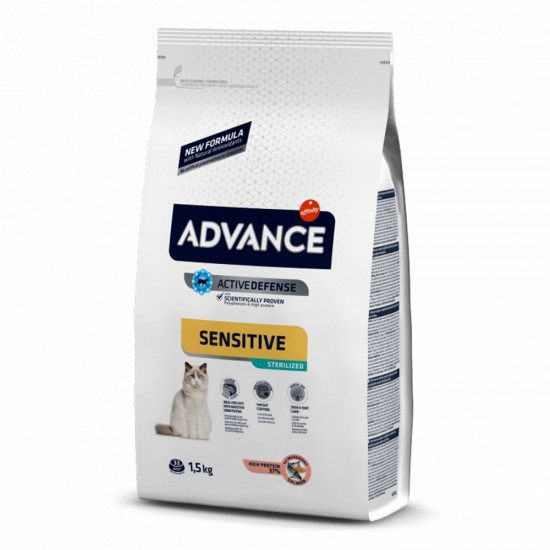 Advance Sterilized Salmon Sensitive Castrated / Sterilized Salmon & Barley Dry Food Advance Sterilized Salmon Sensitive Castrated / Sterilized Salmon & Barley Dry Food