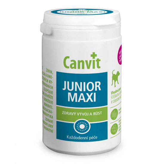 Canvit Junior Maxi Кормова добавка для цуценят та молодих собак великих порід Canvit Junior Maxi Кормова добавка для цуценят та молодих собак великих порід