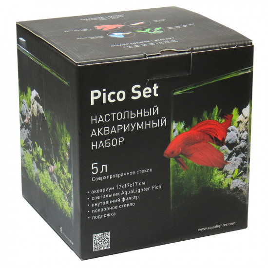 Collar Pico Set Настольный аквариумный набор (5 л) Collar Pico Set Настольный аквариумный набор (5 л)