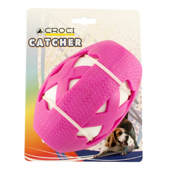 Croci Catcher Іграшка для собак м'яч регбі 14 см Croci Catcher Іграшка для собак м'яч регбі 14 см