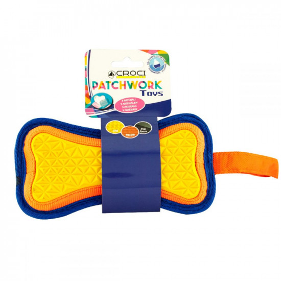 Croci Patchwork Toys Іграшка для собак кістка з ручкою