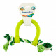 Croci Rubber Toy Игрушка для собак литой пушер с канатом Croci Rubber Toy Игрушка для собак литой пушер с канатом