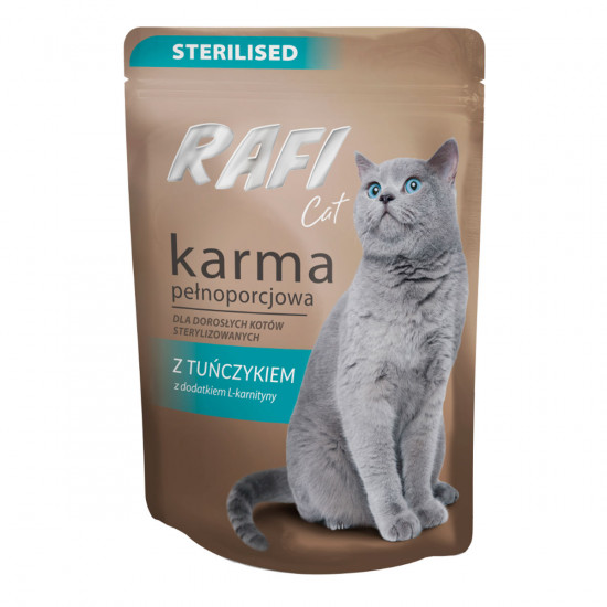 Dolina Noteci RAFI Sterilized Cat (spider) Canned food of sterilized cats with tuna Dolina Noteci RAFI Sterilized Cat (spider) Canned food of sterilized cats with tuna