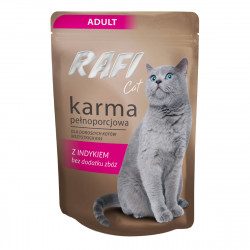 Dolina Noteci RAFI Adult Cat (пауч) Консерви для котів з індичкою