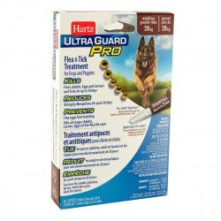 Hartz UltraGuard PRO Краплі на загривку для собак вагою більше 28 кг (5,90 мл)
