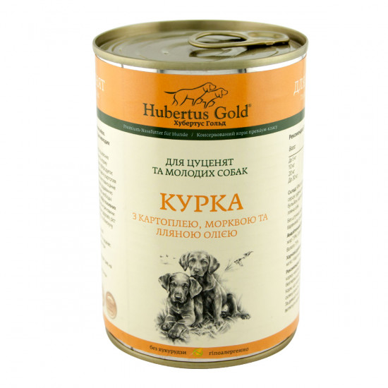 Hubertus Gold Консерви для цуценят з куркою Hubertus Gold Консерви для цуценят з куркою
