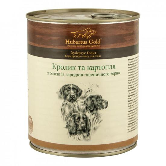 Hubertus Gold Корм для собак кролик з картоплею Hubertus Gold Корм для собак кролик з картоплею