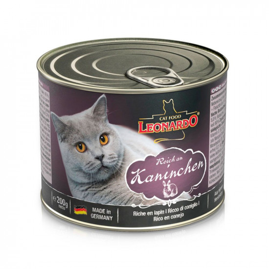 Leonardo Rabbit Консерви для кішок кролик Leonardo Rabbit Консерви для кішок кролик