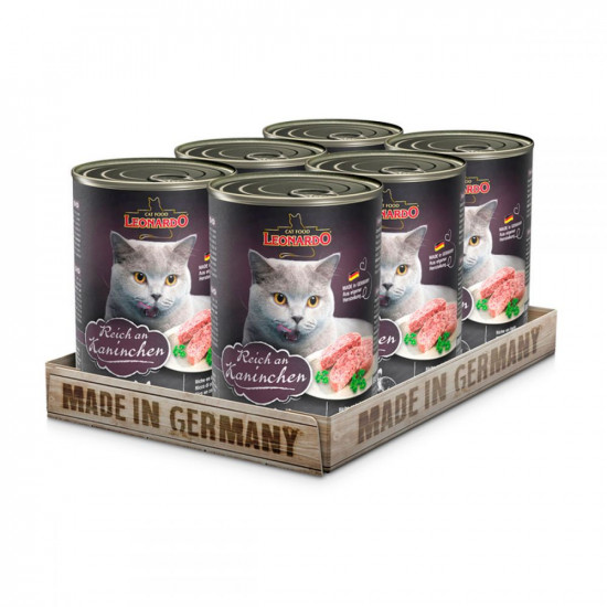 Leonardo Rabbit Консерви для кішок кролик Leonardo Rabbit Консерви для кішок кролик