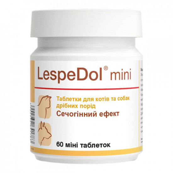 Dolfos LespeDol mini Добавка для собак с заболеваниями мочеполовой системы и почек Dolfos LespeDol mini Добавка для собак с заболеваниями мочеполовой системы и почек