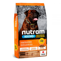 Nutram Sound Adult Large Breed S8 Холистик корм для собак великих порід з куркою та вівсянкою