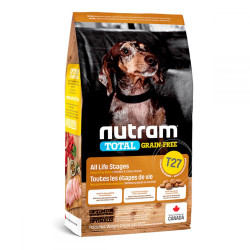 Nutram Total Grain-Free T27 Холистик беззерновий корм для собак малих порід з індичкою та куркою
