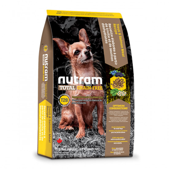 Nutram Total Grain-Free T28 Холистик беззерновой корм для собак мелких пород с форелью и лососем Nutram Total Grain-Free T28 Холистик беззерновой корм для собак мелких пород с форелью и лососем