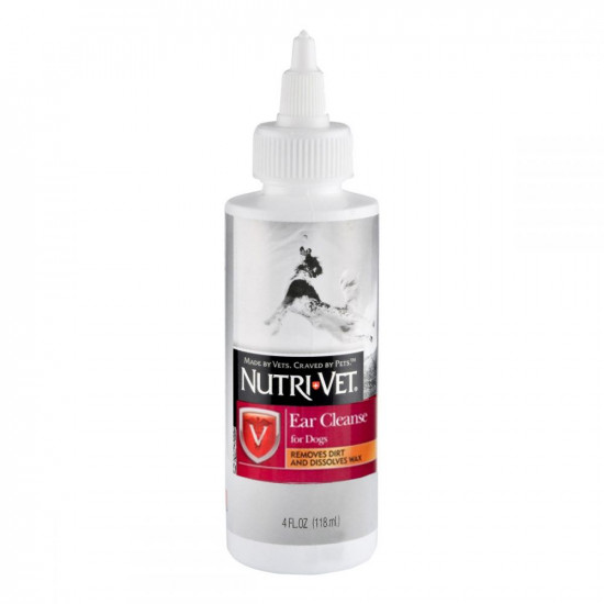 Nutri Vet Ear Cleanse for Dogs Вушні краплі з Алої Віра Nutri Vet Ear Cleanse for Dogs Вушні краплі з Алої Віра
