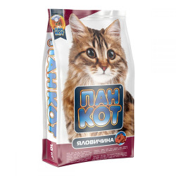 Пан-Кот ГОВЯДИНА Сухой корм для взрослых кошек