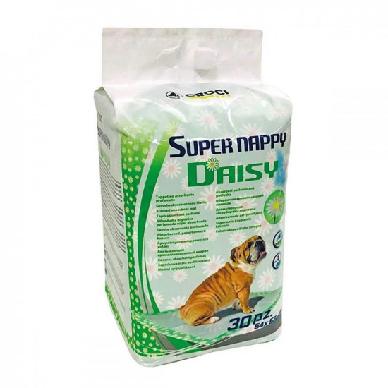 Croci Super Nappy Daisy Пелюшки з ароматом польових квітів для цуценят та собак Croci Super Nappy Daisy Пелюшки з ароматом польових квітів для цуценят та собак