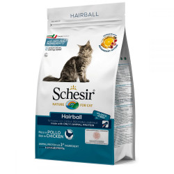 Schesir Cat Hairball Cухий монопротеїновий корм для котів з довгою вовною